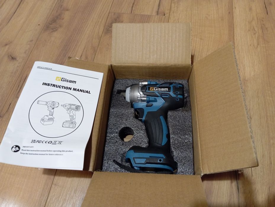 Nowy udarowy klucz akumulatorowy Gisam Makita 520Nm