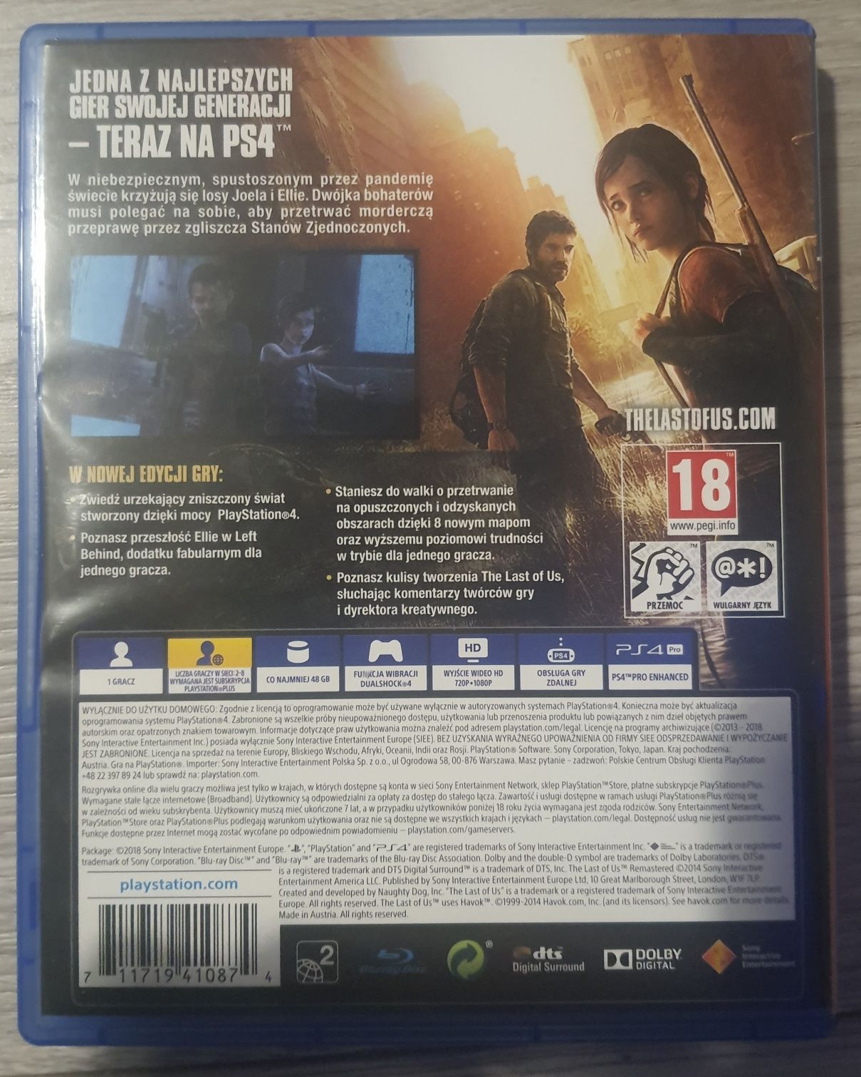 The Last of Us Remastered ps4