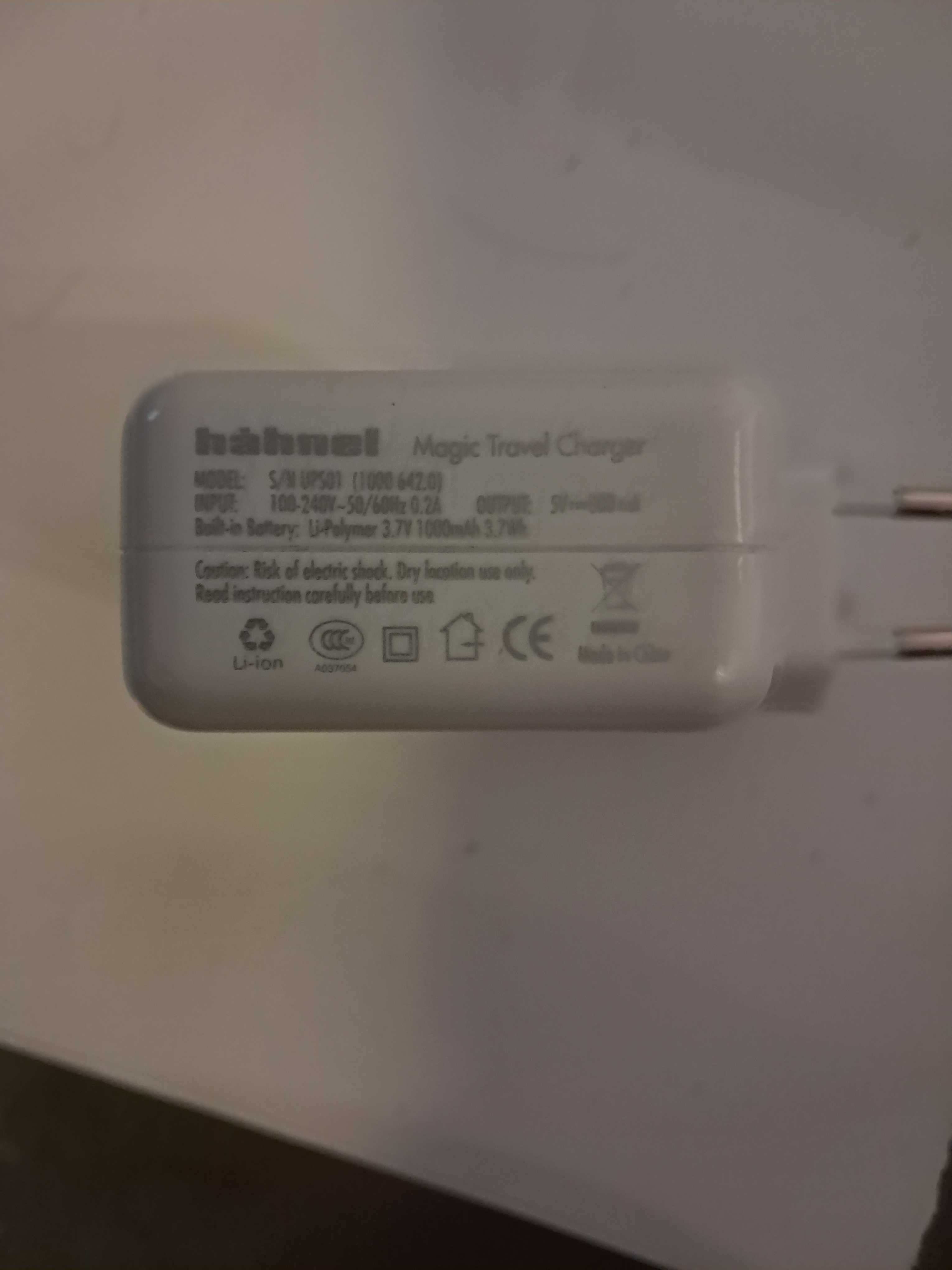 hahnel- magic travel charger model s/n ups01
