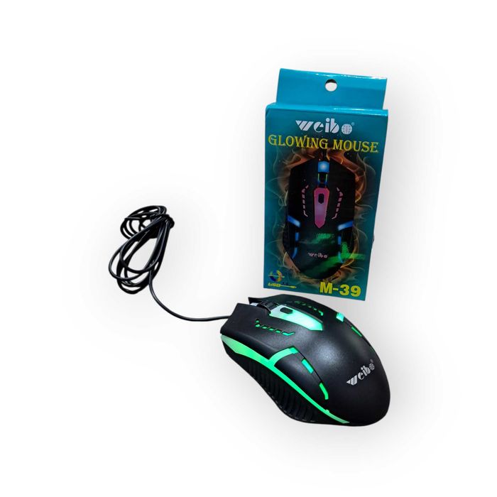 MYSZ gamingowa WEIBO M-39 USB LED RGB- zmiana kolorów, przewodowa