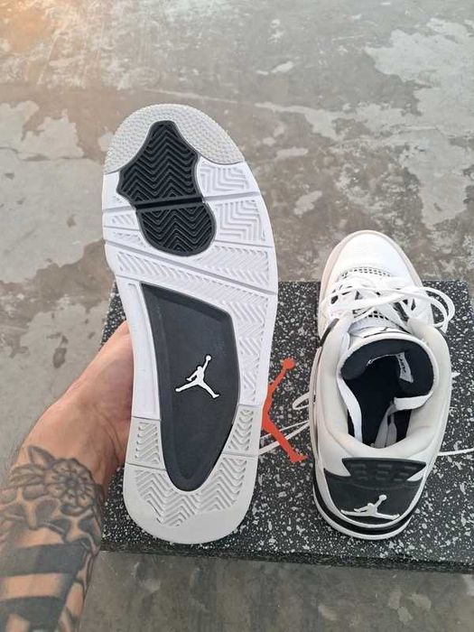 " koszykówki "Jordan_4_Retro_Military_Black Rozmiar 45