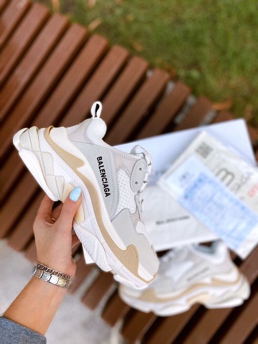 Buty Balenciaga Triple S White 36-40 damskie trampki sneakersy