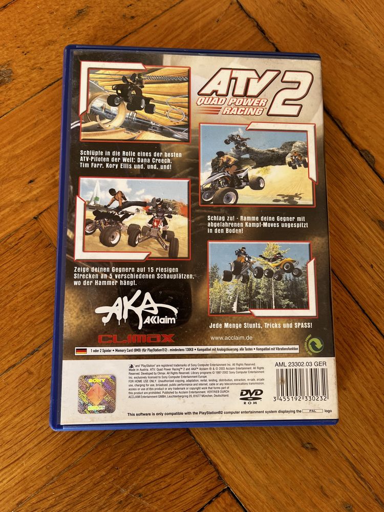 ATV 2 Quad power Racing Playstation 2