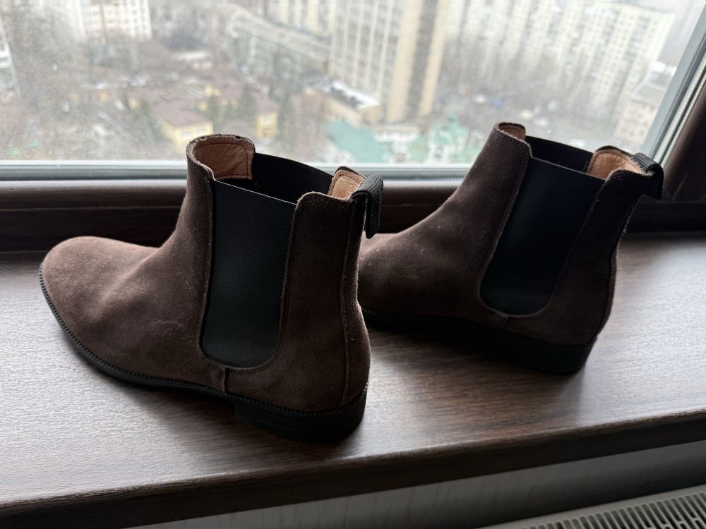 Черевики челсі чоловічі H&M замшеві, 43