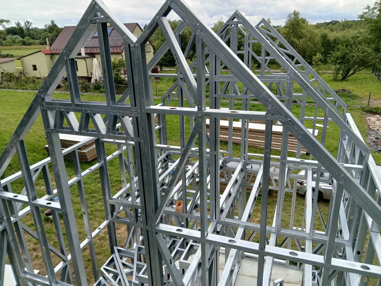 Domek 35m2 na zgłoszenie, konstrukcja stalowa