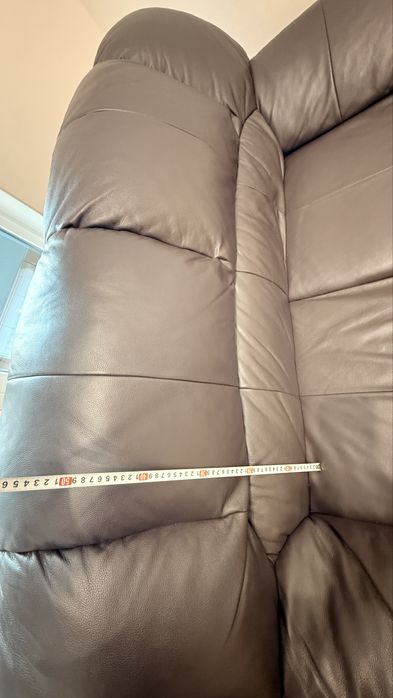 Продам Новый кожанный диван для гостинных или офисов качество ТОП