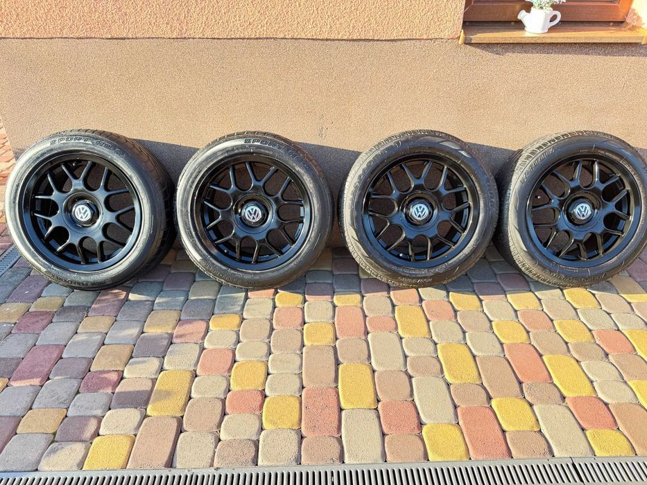 Тітанові діски BBS 5*100 R16 VW Golf 4-Skoda rapid-faBia-Audi 3