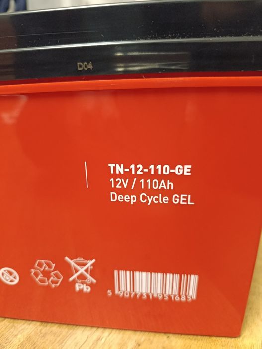 Аккумулятор гелевый 12v 110Ah