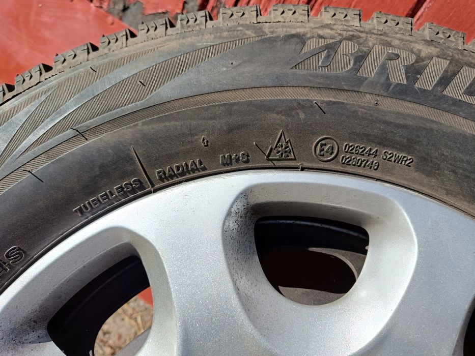 Koła stalowe z oponami zimowymi 205/65/15, 4x108 Citroen, Peugeot