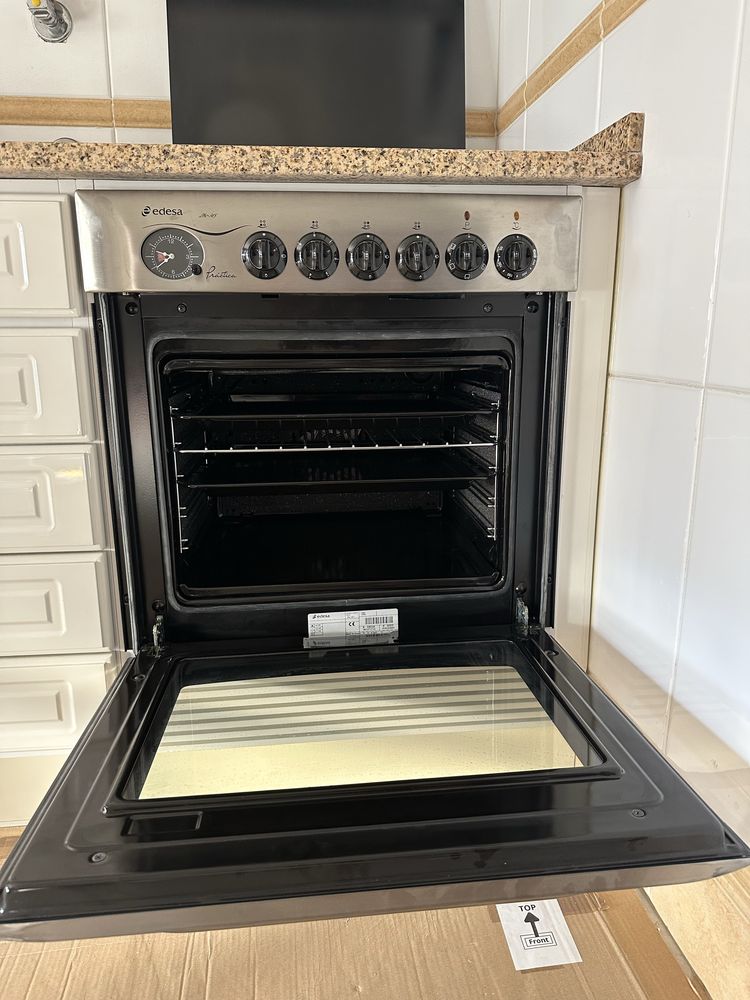 Pack EDESA NOVO – Forno + Placa (3 gás + 1 elétrico) – Nunca usados!