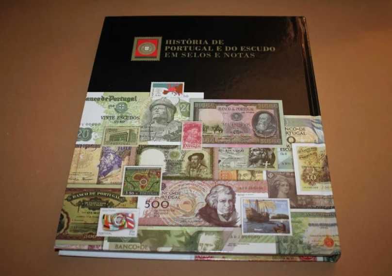 História de Portugal e do Escudo em Selos e Notas- Colecção Completa