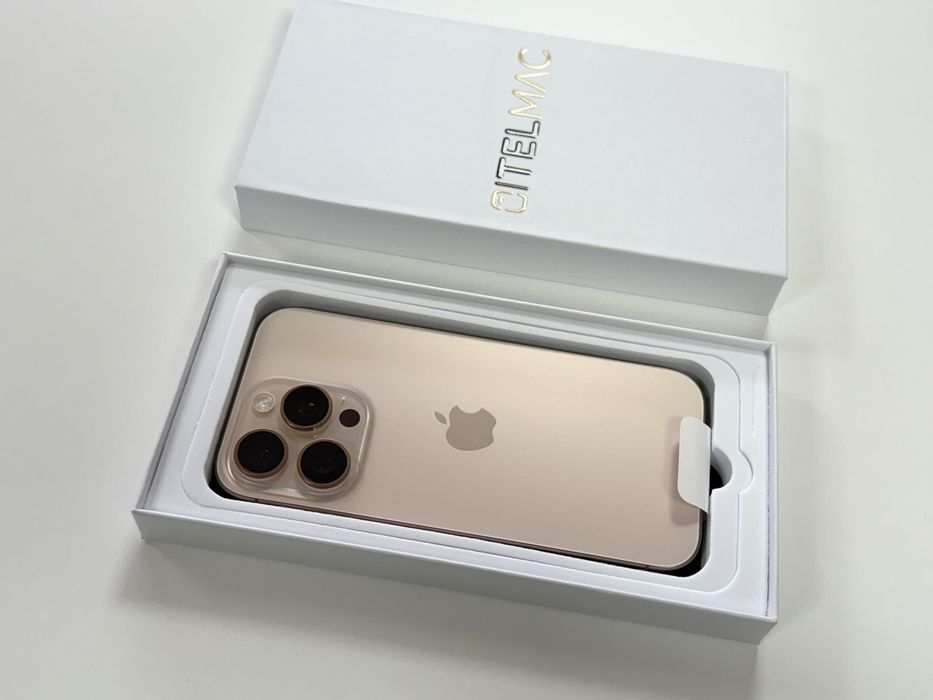 Apple iPhone 16 Pro 128GB 5G NOWY • Pustynny • Gwarancja • Raty 0%