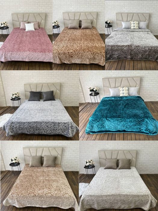 Дуже круті, гарні пледи 4 КГ.Стрижений.210х230 см.Cappone Туреччина.