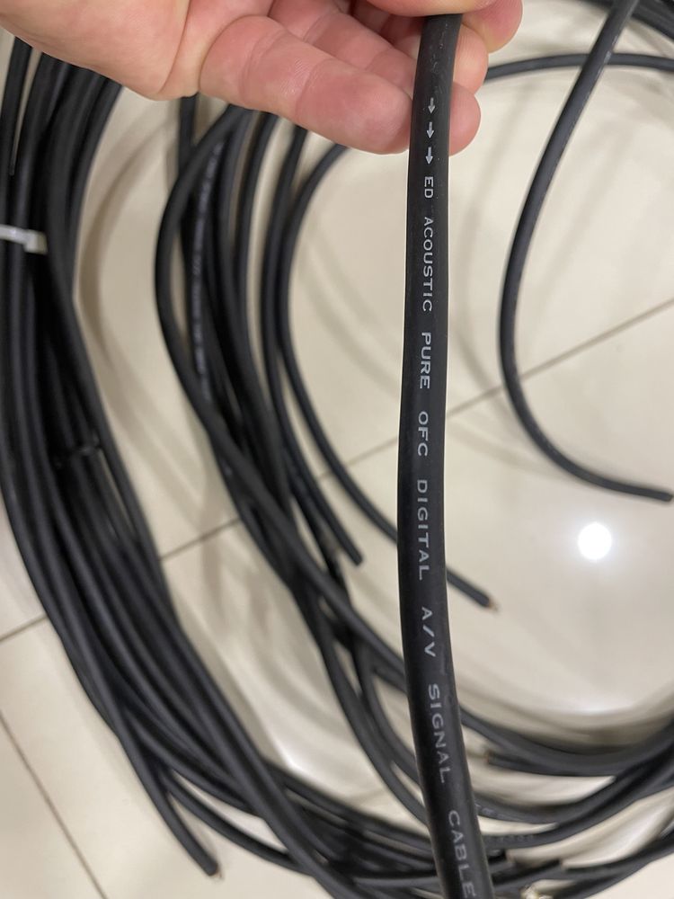 Продам межблочный кабель ED acoustic pure ofc gigital a/v signal cable