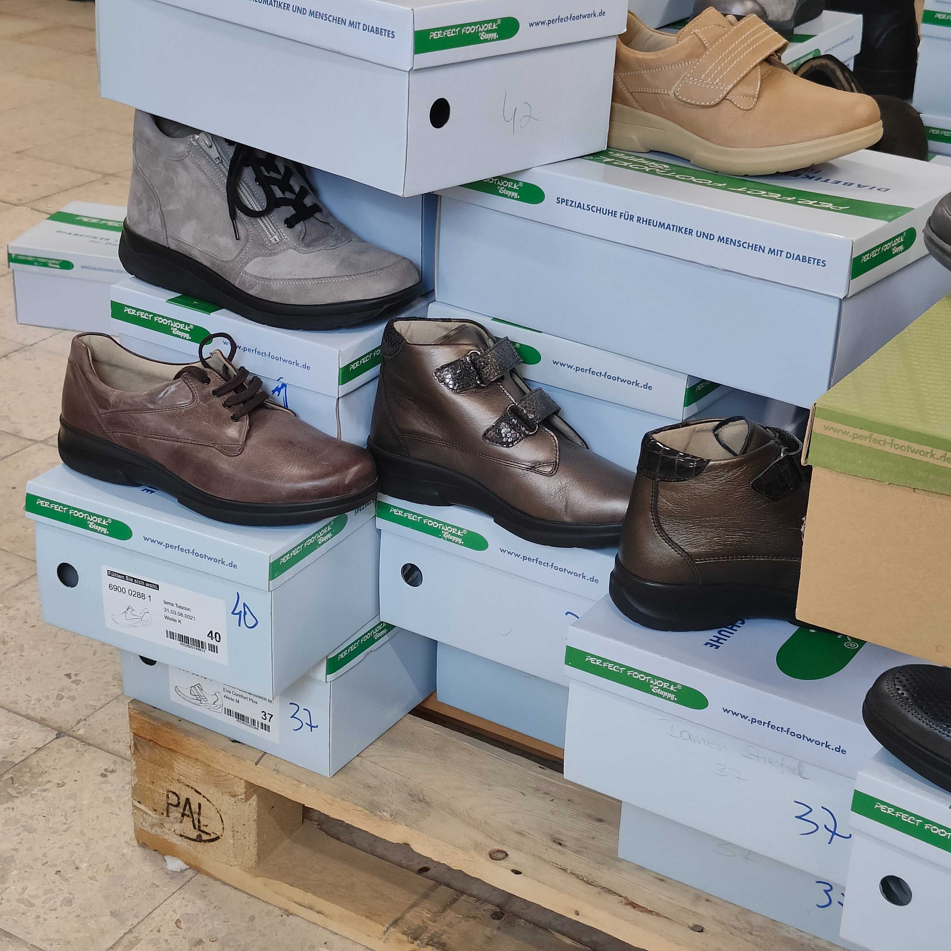 71 Pares de Calçado Ortopédico e Diabético 100% Pele Stuppy Footwork