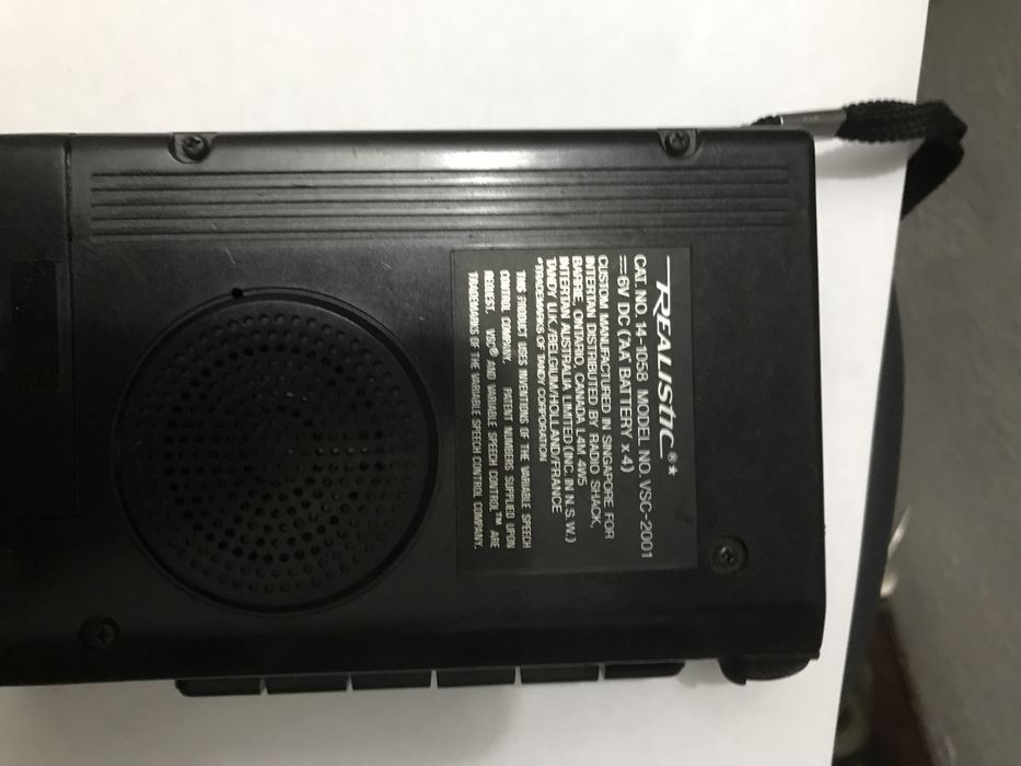 Realistic gravador k7s com alteracao de velocidade