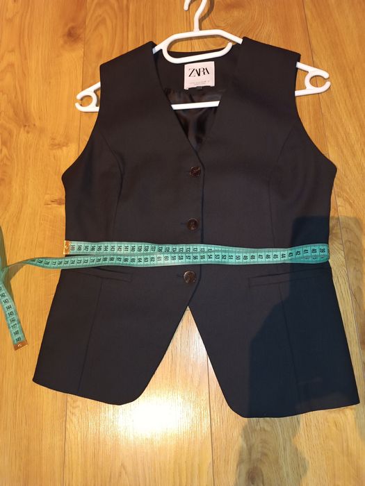Kamizelka damska czarna Zara rozmiar S