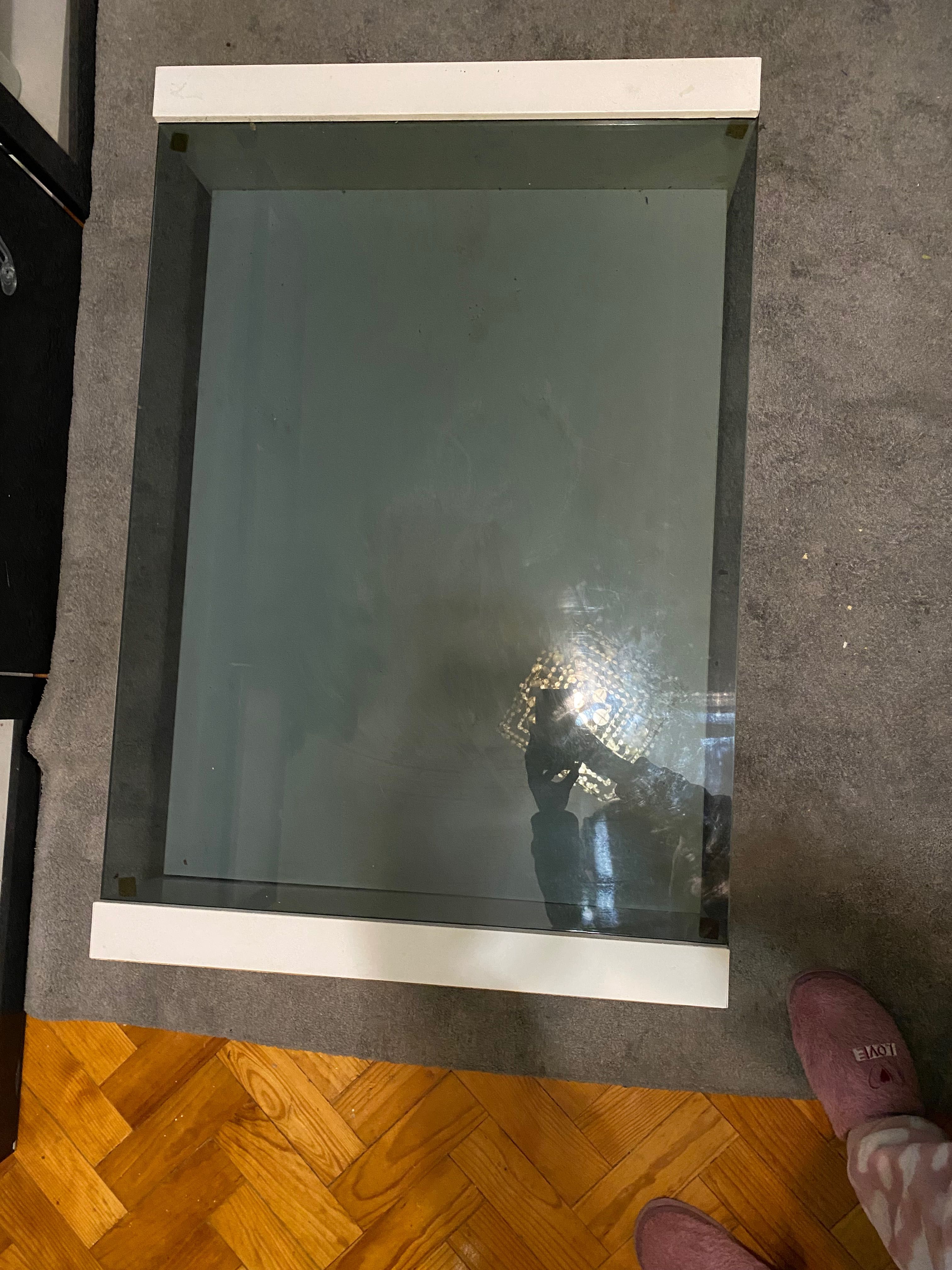Mesa de vidro usada