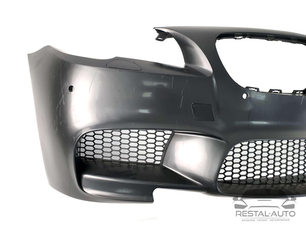 Передний бампер на BMW 5 M5 стиль F10 F11 F18 решетка ноздри бмв