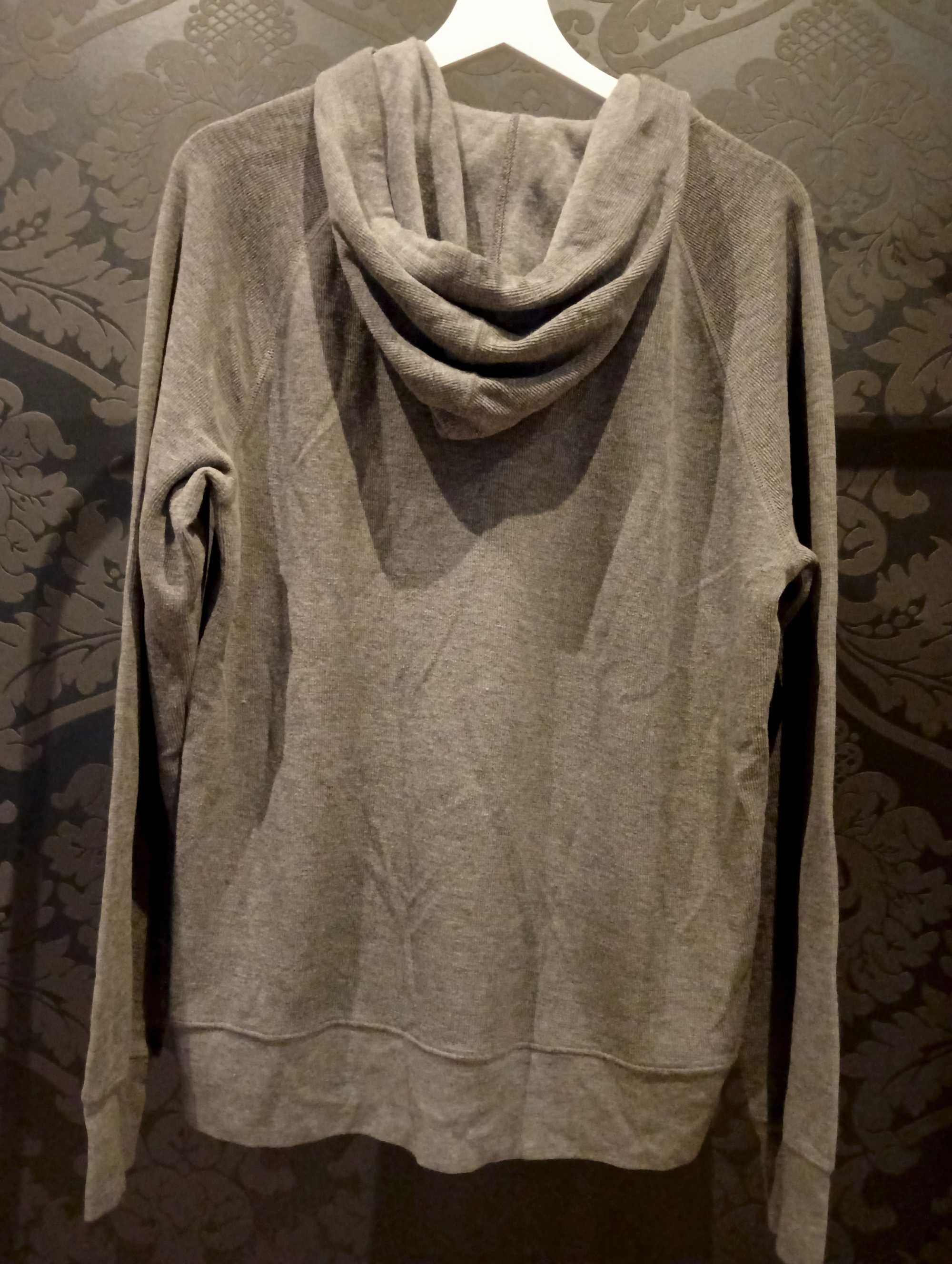 Bluza M GAP z kapturem basic vintage gray szara damska męska hoodie