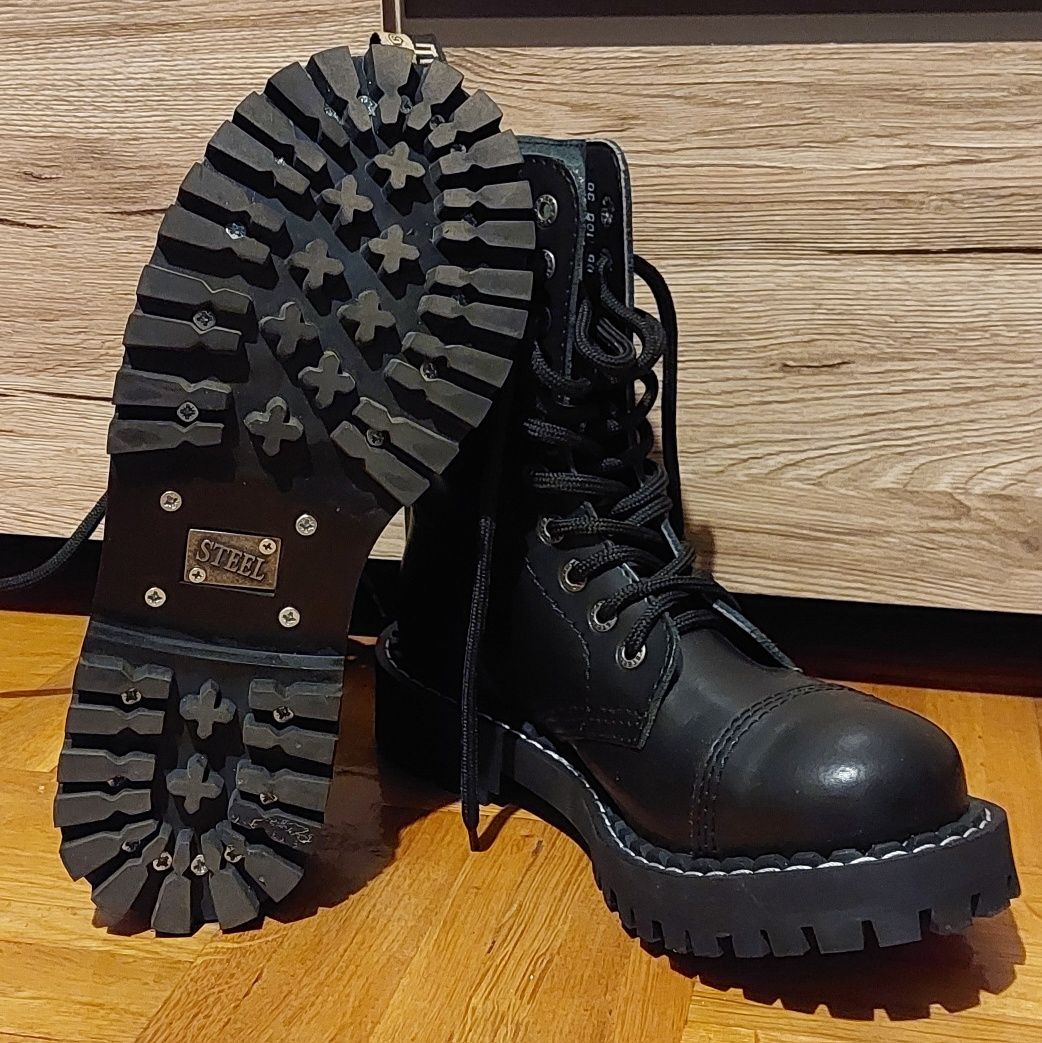 Glany Steel - BLACK 10 dziurek