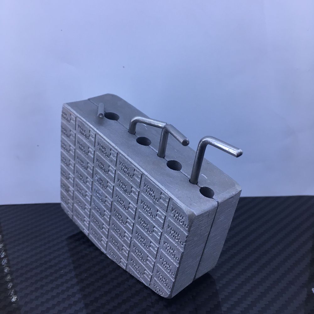 Molde para chumbeiras furadas,  10, 15, 25 e 35g