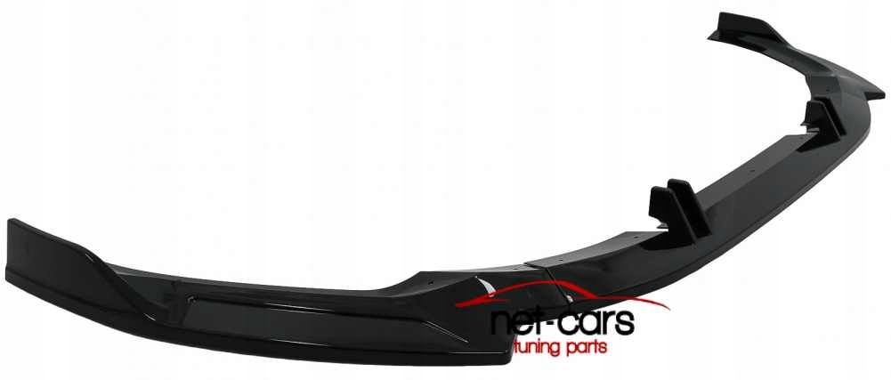 Spoiler dokładka zderzaka przód AUDI A5 F5 B9 20- S Line czarny połysk