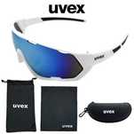 Okulary Uvex sportowe białe UV400