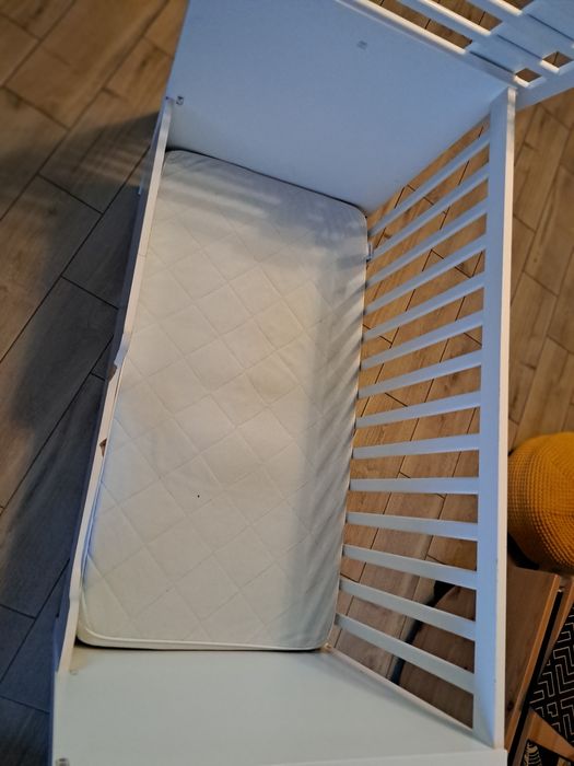 ŁÓŻECZKO IKEA komplet z materacem IKEA