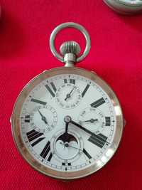 Relógio de bolso- Goliath Suisso em prata - raro