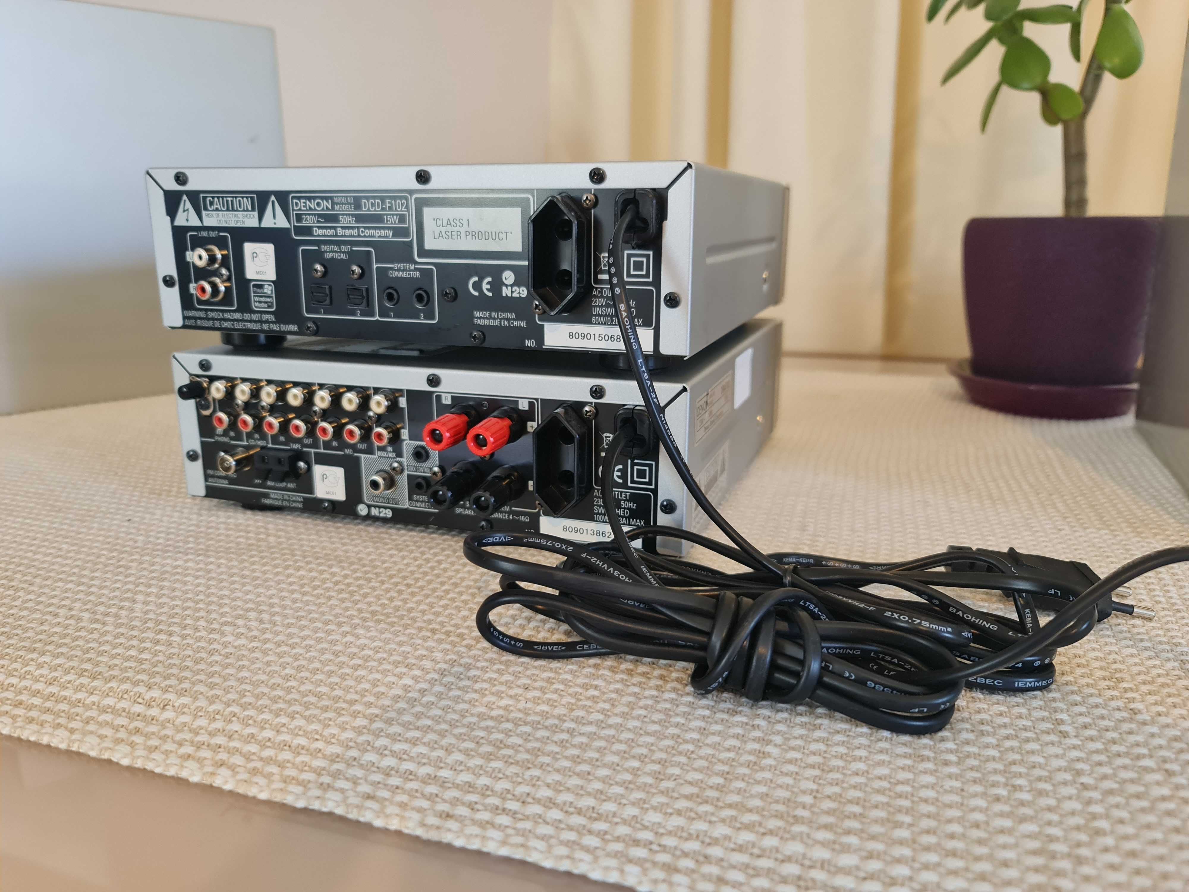Аудіо комплект, Ресівер Denon DCD-F102 Denon DRA-F102 AM/FM Receiver