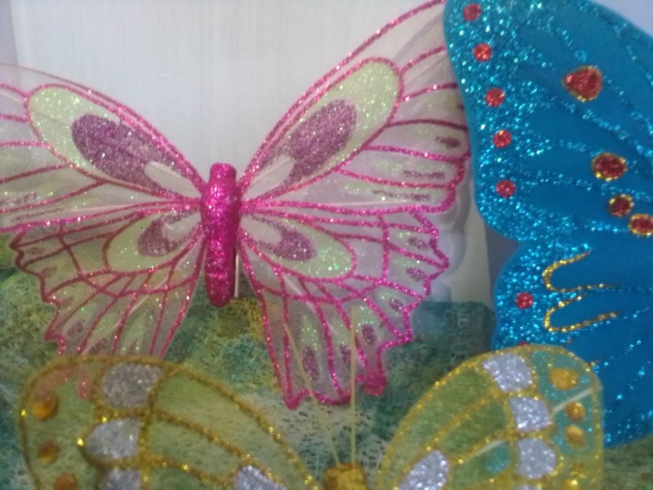 Бабочка-держатель зажим  декор