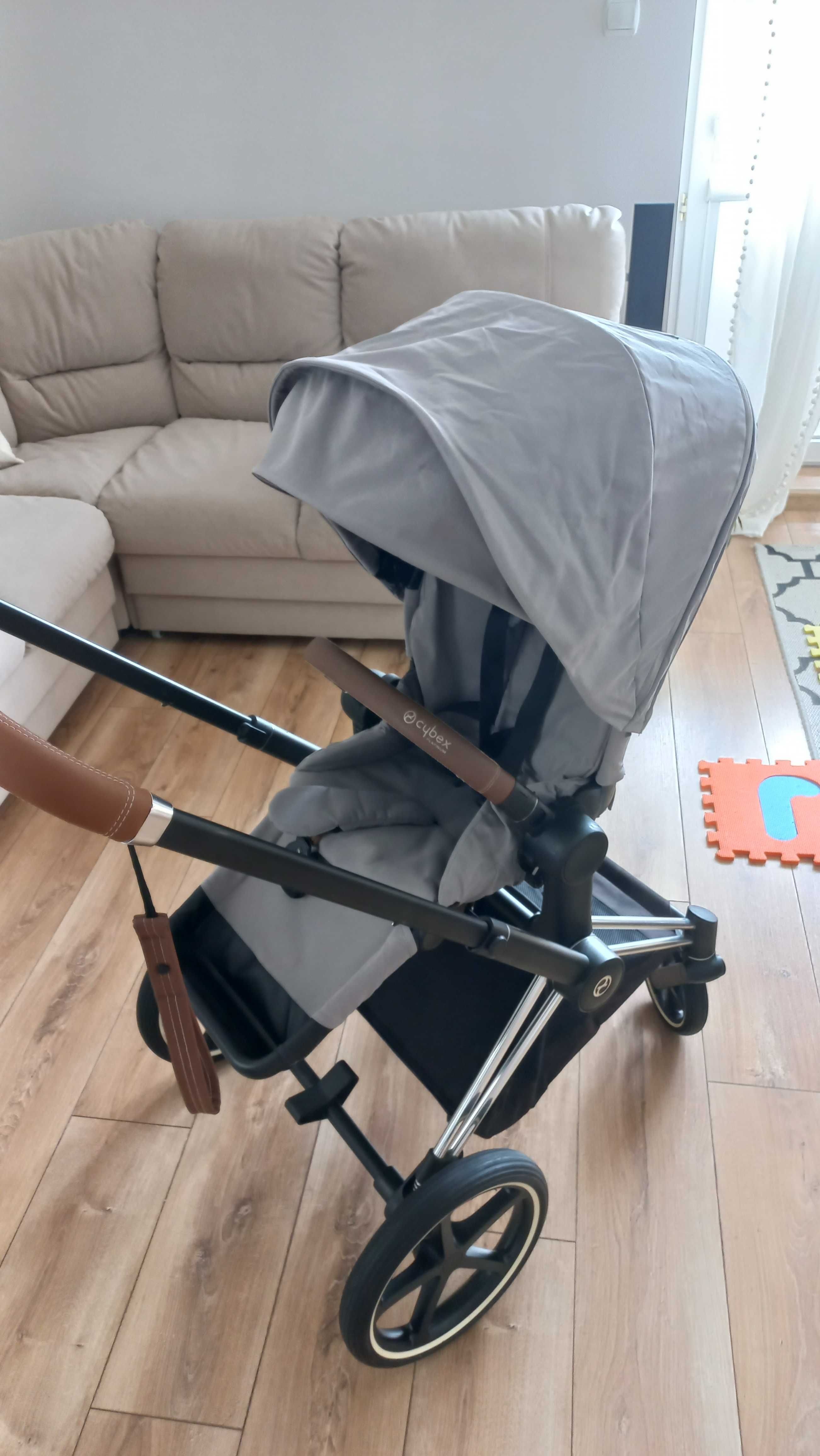 Wózek 3w1 Cybex Priam 2.0 w kolorze Manhattan Grey