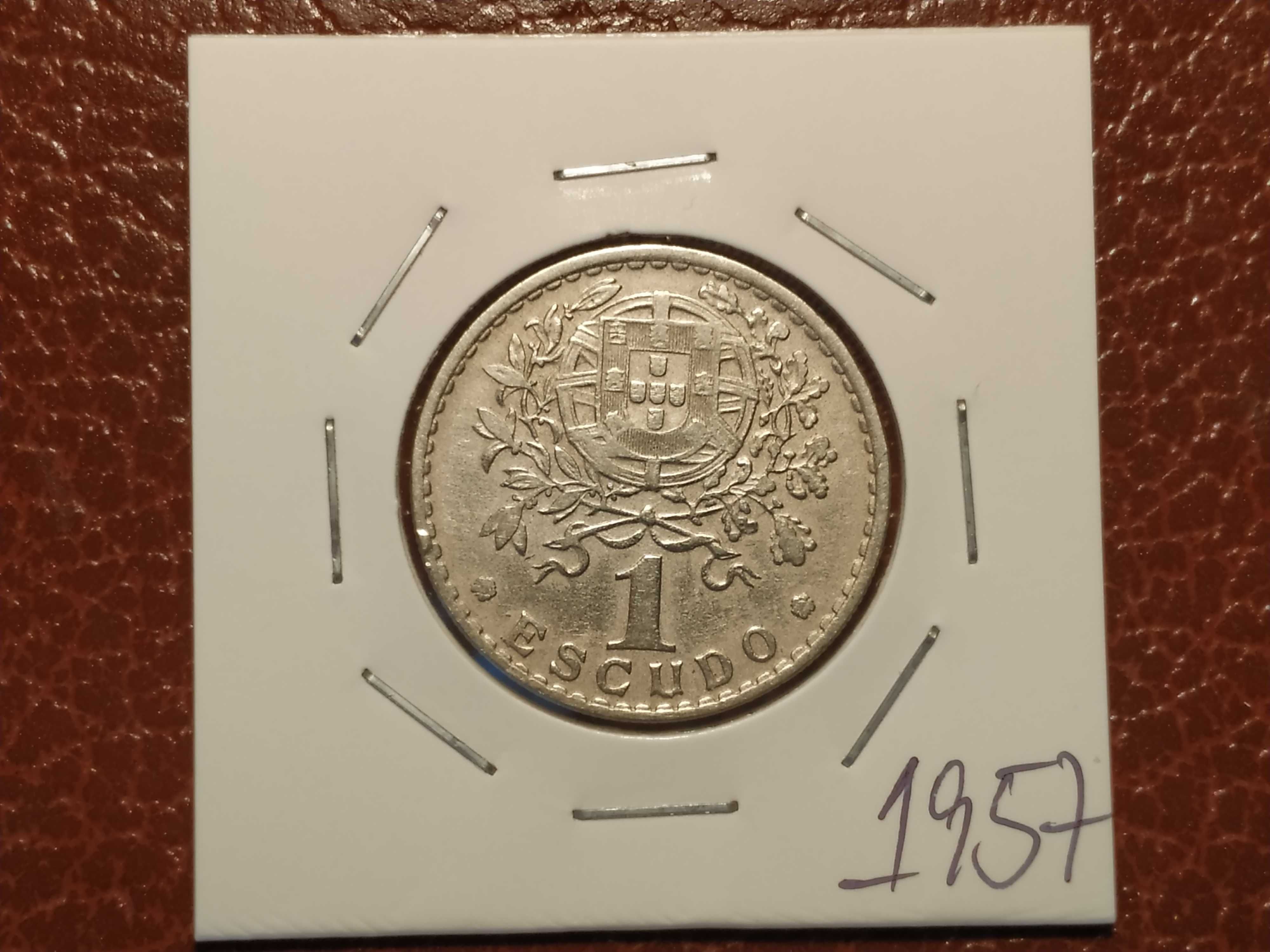 Portugal - moeda de 1 escudo de 1957