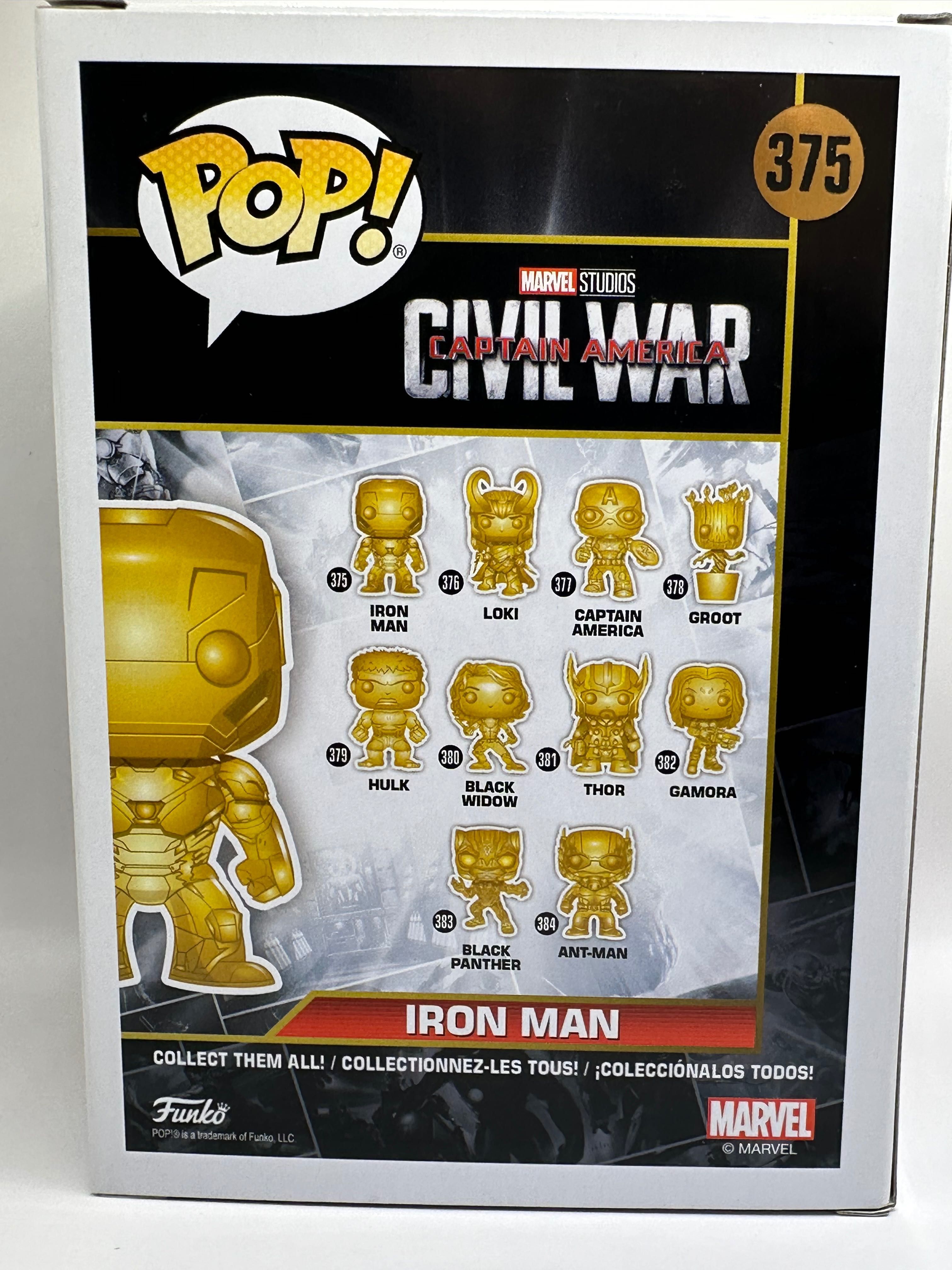 Golden Iron Man Marvel Funko Pop Exclusive Original New#375