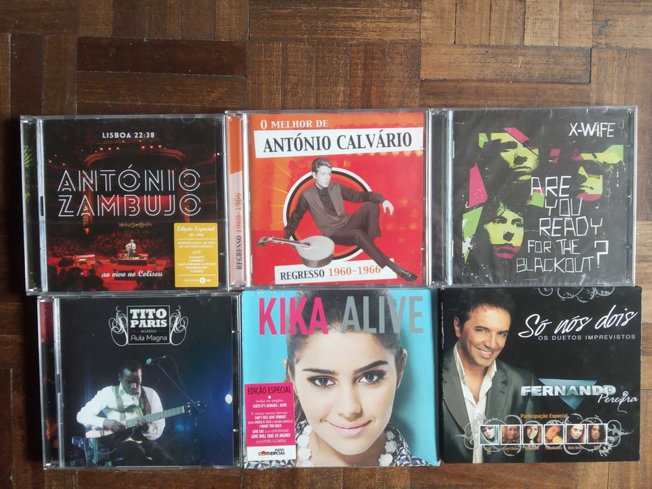 Vários Cds Musica portuguesa e estrageira.Originais