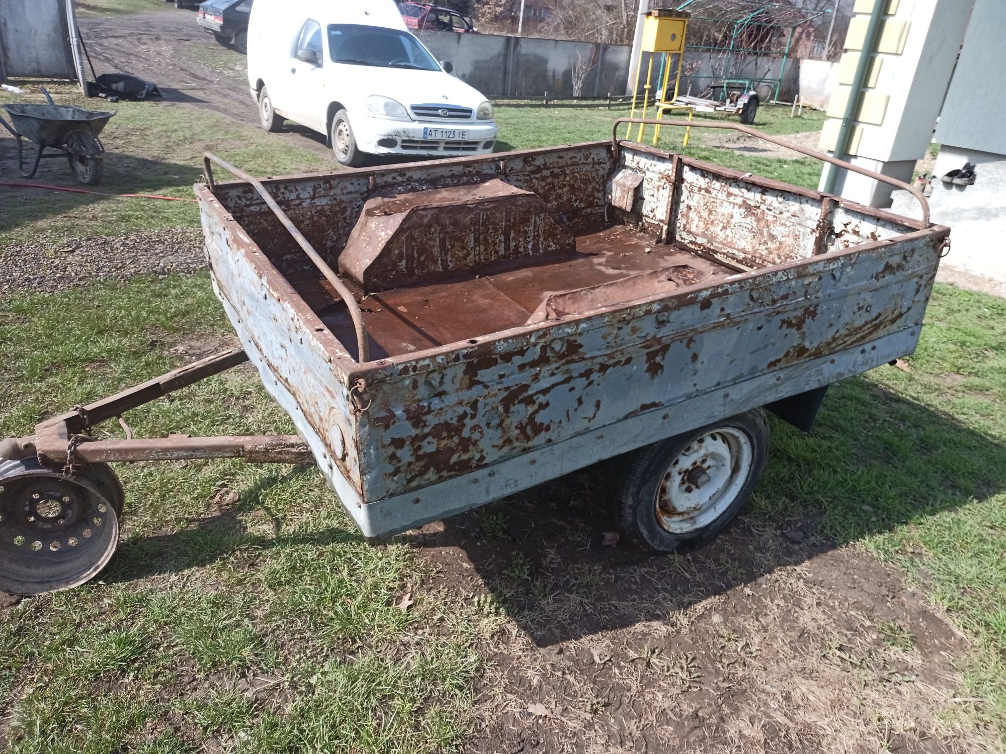Прицеп легковий з документами причіп до авто на рейсорах