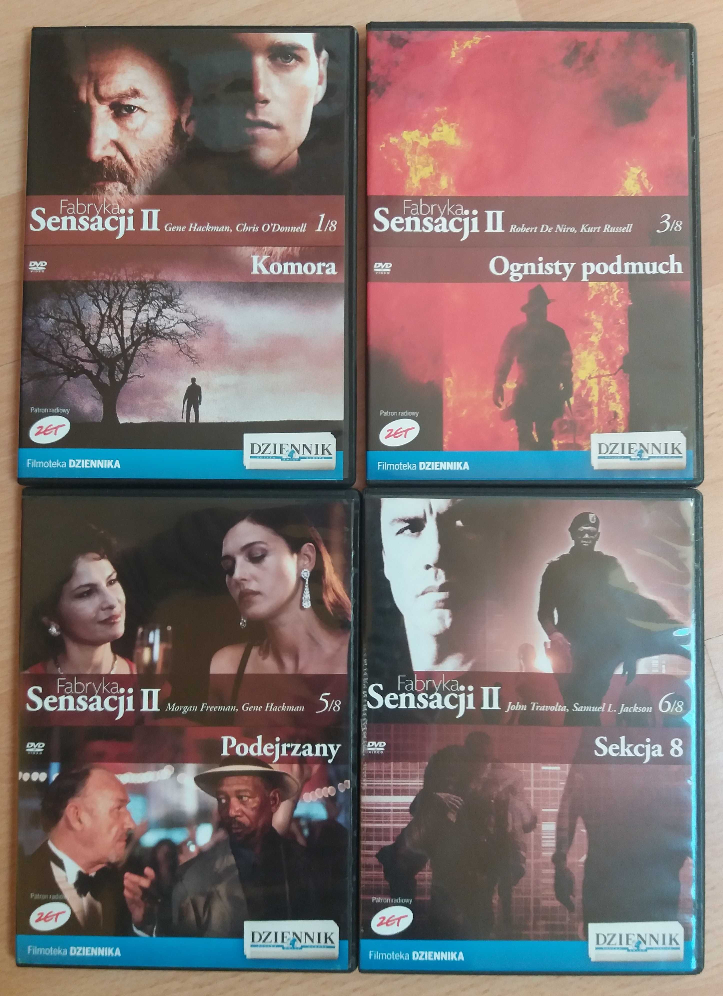 Filmy DVD zestaw - Fabryka senasacji II szt 2