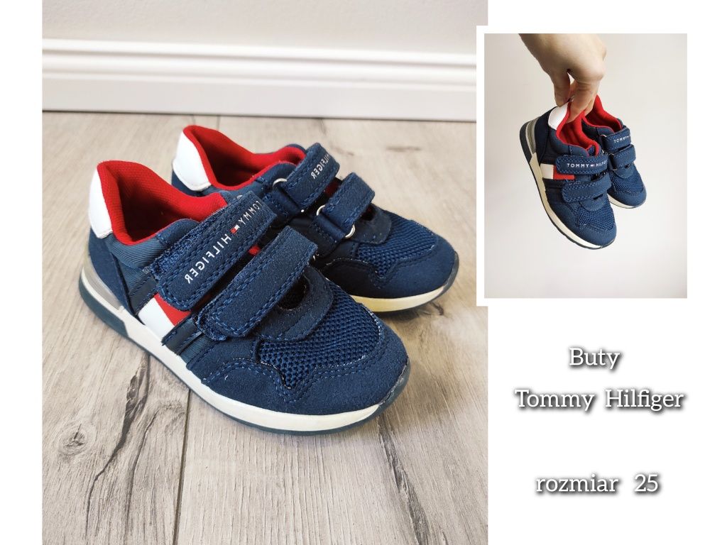 Buty dziecięce sportowe sneakersy Tommy Hilfiger rozmiar 25