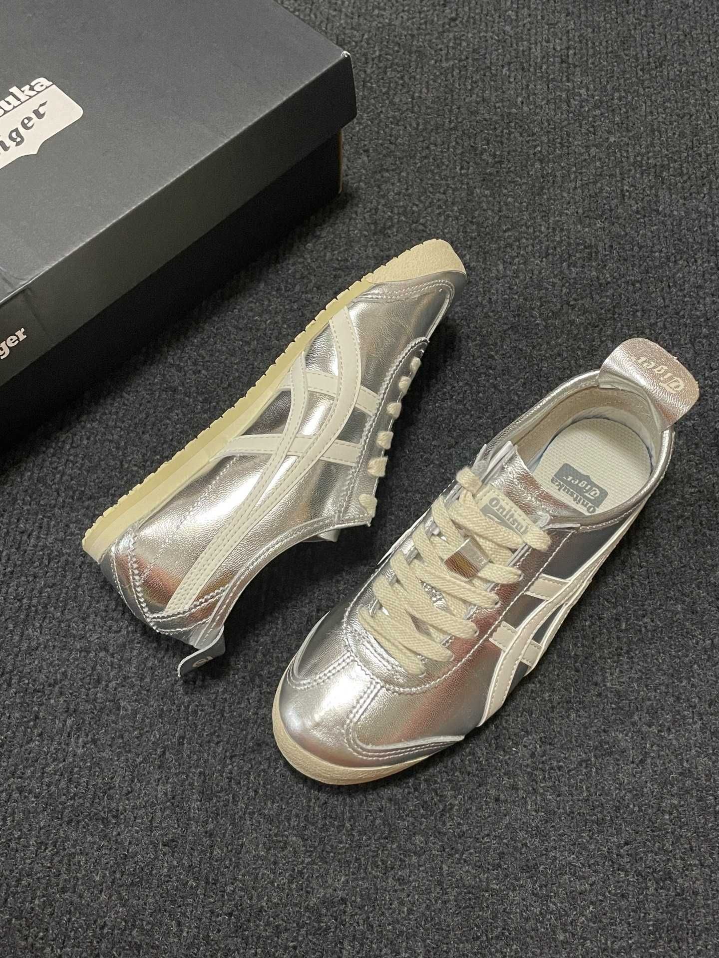 Nowe*Onitsuka_Tiger_Mexico66_Silver_Off_White*UnisexTrampk.37