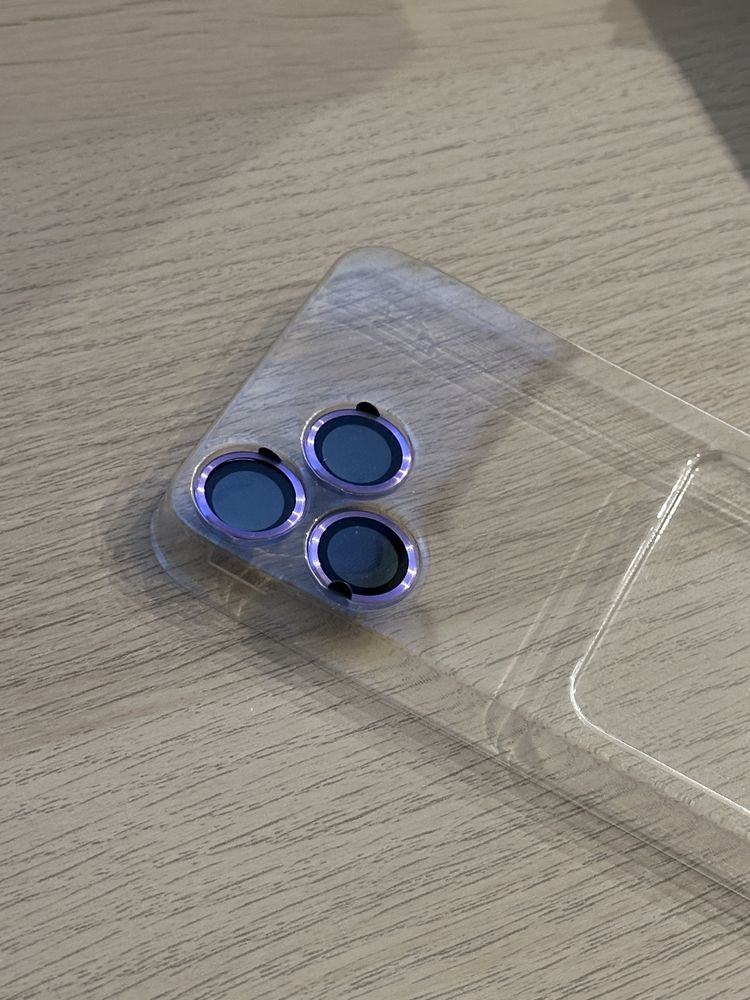 Oslona na obiektyw - do iphone 14/15 pro max (fioletowe)