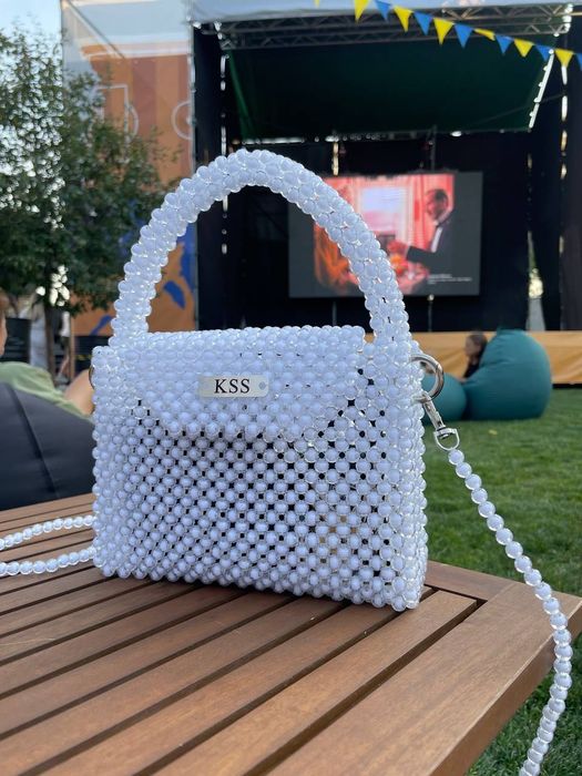 Сумка з бусин | сумка з намистин | сумка на подарунок