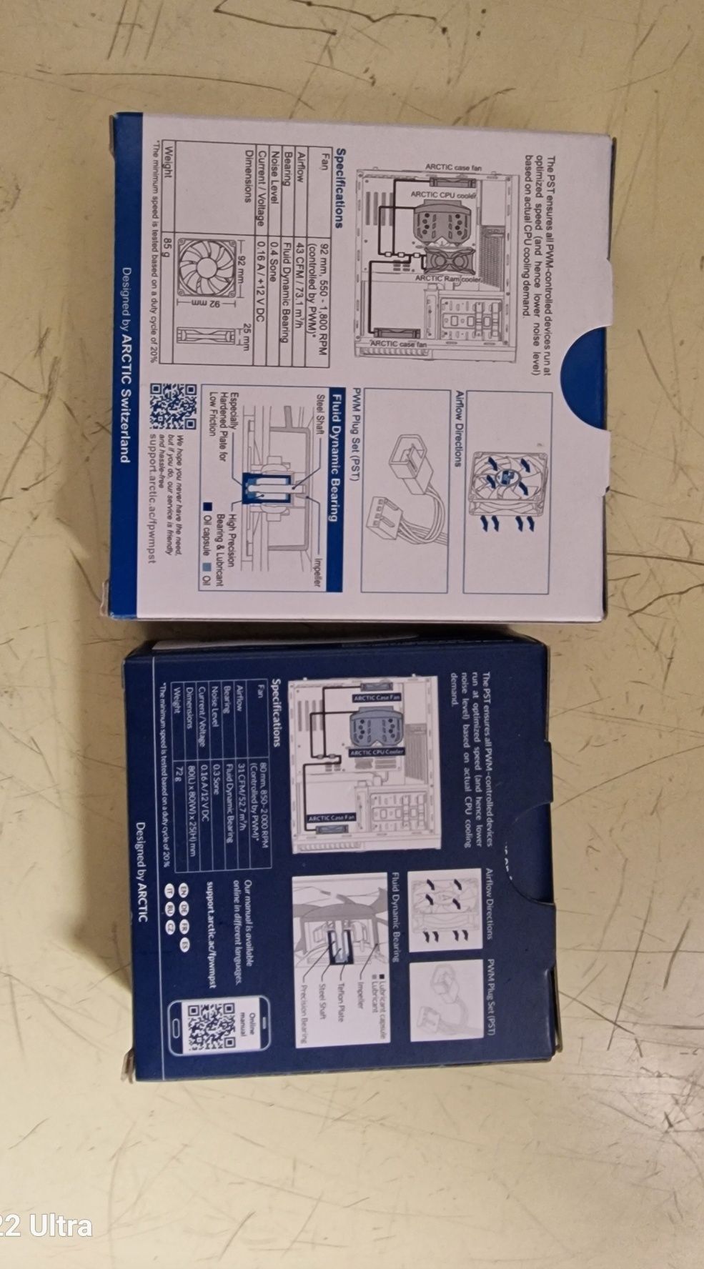 2 Ventoinha Fractal GP18 novas/Cooler F9 PWM PST / F8 PWM PST  Novas