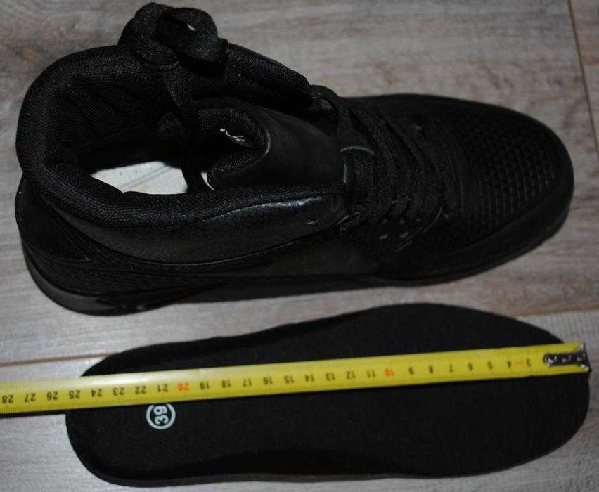 Демісезонні високі кросівки хайтопи еко шкіра унісекс 39 р. 25,5 см .