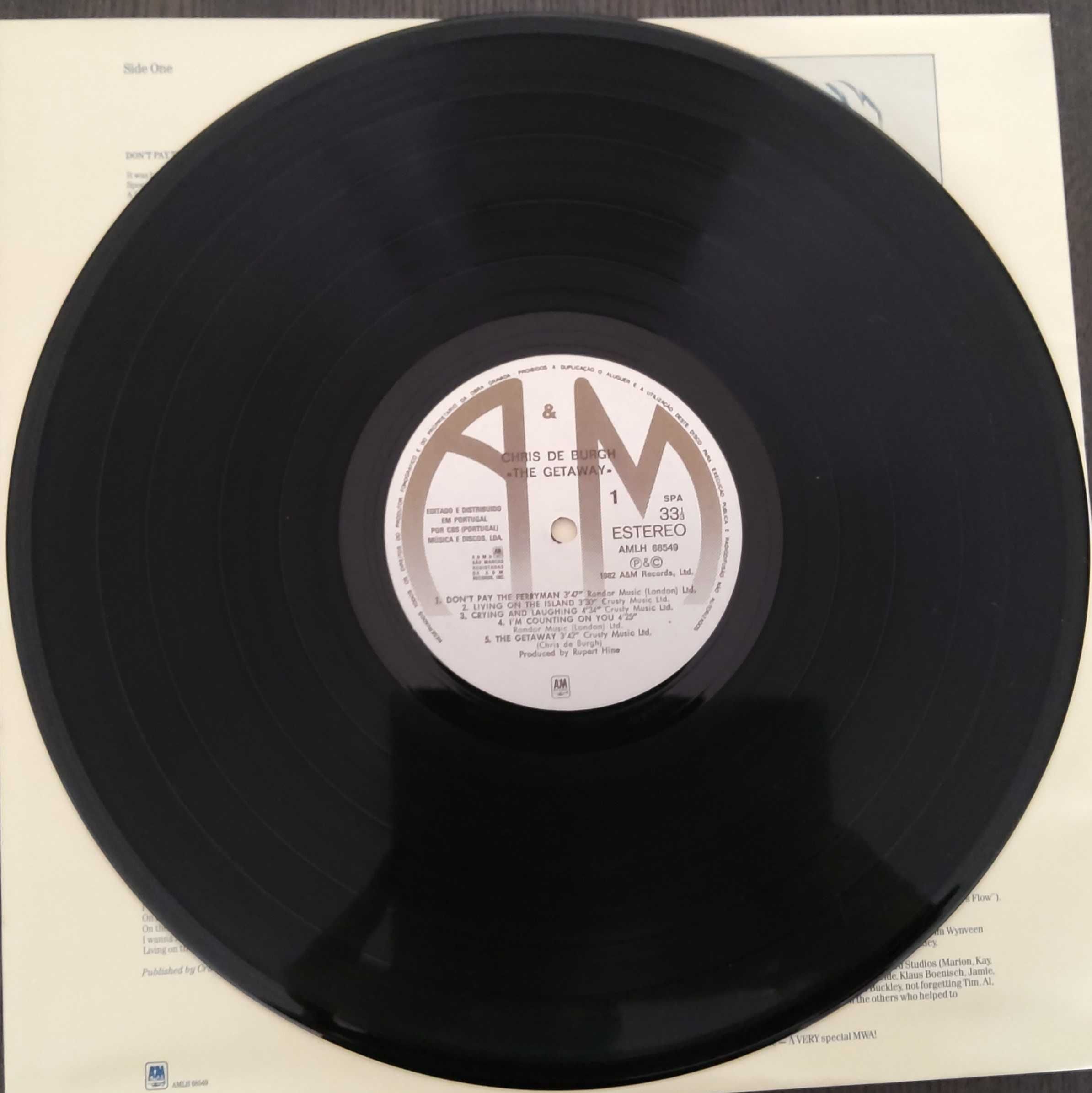 Vinil Lp - Chris De Burgh - The Getaway