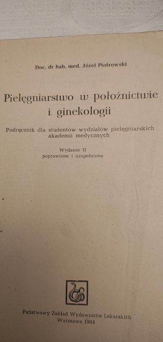 Książka dla studentów pielęgniartwa