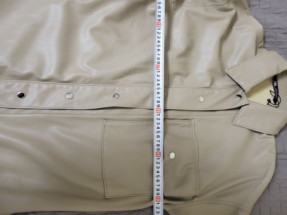 Шкіряна сорочка куртка zara