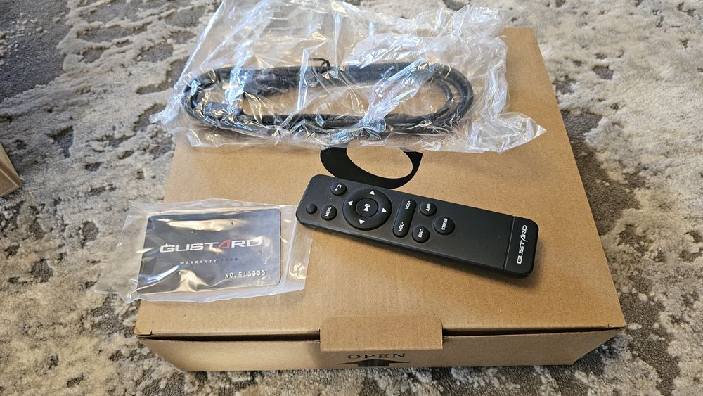 GUSTARD U18 przetwornik DDC interfejs cyfrowy audio kolor czarny