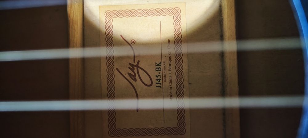 Гитара jay jj45-BK