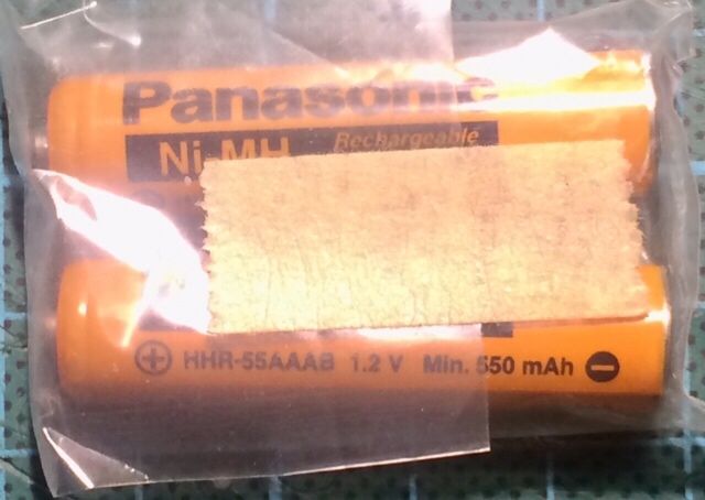 Аккумулятор Panasonic набор 2шт HHR-55AAAB бритва эпилятор пульт DECT